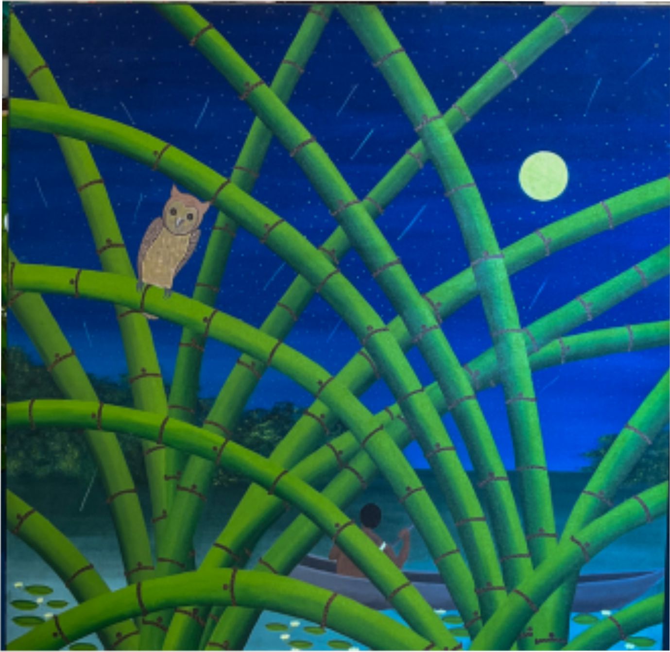 Coruja no Bambuzal